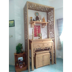Mua COMBO Bộ phòng thờ mẫu hiện đại ( giá nguyên bộ)