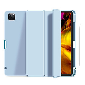 Bao Da Case Cover Dành Cho iPad Pro 11 inch (2020) / iPad Air 4 (10.9 inch) / iPad Pro 12.9 inch (2020) Có Khe Cắm Apple Pencil - Hàng Chính Hãng Meliya accessories