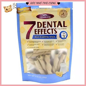 Xương gặm sạch răng thơm miệng cho chó 7 Dental Effects (gói 160g)