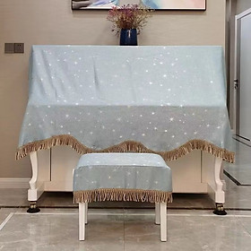 Mua Bộ khăn phủ đàn piano cơ phong cách Châu Âu cổ điển sang trọng chống bụi chống xước - Hàng chính hãng