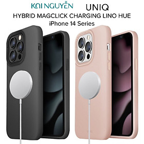 Ốp Lưng UNIQ Hỗ Trợ Sạc Từ Tính Hybrid Magclick Charging Lino Hue Dành Cho iPhone 14 PRO MAX / 14 PRO - Hàng Chính Hãng