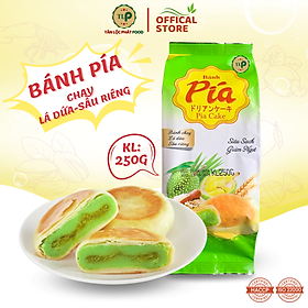 Bánh Pía Chay TLP | Vị Lá Dứa Sầu Riêng | Túi 250g 4 Bánh | Đặc Sản Sóc Trăng