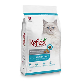 Thức ăn cho mèo Reflex Sterilised Cat Food Salmon & Rice (2kg)