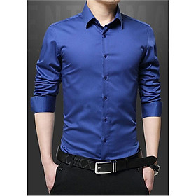 Áo Sơ Mi Nam Dài Tay Trơn Nhiều Màu Thấm Mồ Hôi SM05