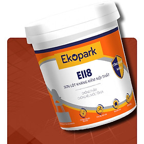 Mua Sơn lót kháng kiềm nội thất E118  - LON 1KG - Độ bám dính cao  giữ cho màu sơn bền lâu  chống mốc rêu  bụi  không cháy  không độc hại