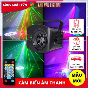 Đèn Laser 2 Cửa Kết Hợp Moving Led 6 Mắt - Nháy theo nhạc | Đèn Laser Phòng Bay| Phòng Karaoke| Sân Khấu Vũ trường