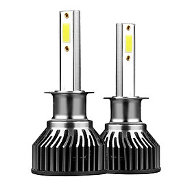 2Pcs Car LED Headlight Bulbs LED Driving Lamp All-in-one Conversion Kit H7 50W IP68 Waterproof