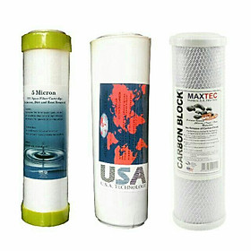 Mua Bộ 3 Lõi lọc nước số 1  số 2  số 3 dùng thay thế cho các máy lọc nước RO gia đình