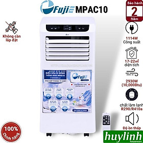 Máy lạnh - điều hoà di động Fujie MPAC10 - Công suất 10000BTU (1HP) [17-22m2] - Máy lạnh mini - Hàng chính hãng