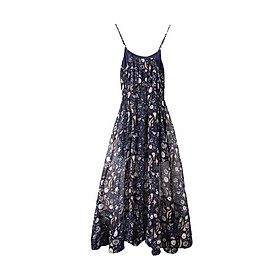Đầm Maxi 2 Dây Dạo Phố Biển Họa tiết Thổ Cẩm Điệu Đà Xinh Xinh - BY1133