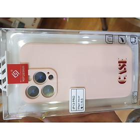 Ốp lưng KST silicons màu mặt trong nhung danh cho  iphone 13 pro - Hàng Chính Hãng