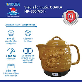 Mua SIÊU SẮC THUỐC OSAKA HP350 TRÒN - DUNG TÍCH 3.5 LÍT - SẮC CÁC LOẠI THẢO DƯỢC - Hàng Chính Hãng