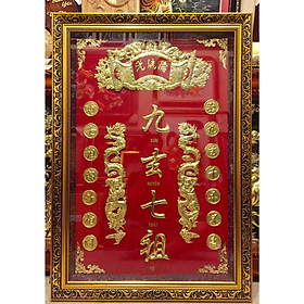 Tranh đồng thờ, Cửu Huyền Thất Tổ - 3368