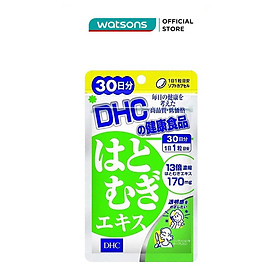 Thực Phẩm Bảo Vệ Sức Khỏe DHC Sáng Da Adlay Extract Soft Capsule Viên Nang Mềm 30v