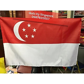 Mua Cờ quốc kỳ Singapore 80x120cm