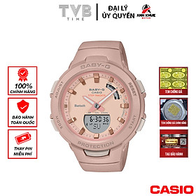 Đồng hồ nữ dây nhựa Casio Baby-G chính hãng BSA-B100CS-4ADR (41mm)