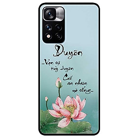 Ốp lưng dành cho Xiaomi Redmi Note 11 Pro 5G ( Bản Nội Địa ) mẫu Sen An Nhiên Mà Sống