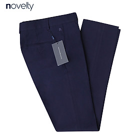 Quần tây nam Novelty 0Ply NQTMMDMT3F1806670 xanh đen Slimfit