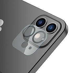 Miếng dán kính cường lực dẻo Hoco cho Camera iPhone 12 Mini / 12 / 12 Pro / 12 Pro Max - Hàng Nhập Khẩu