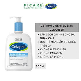 Sữa rửa mặt dịu lành cho da nhạy cảm Cetaphil Gentle Skin Cleanser 500ml