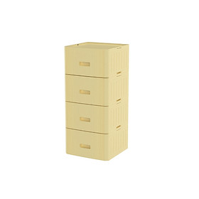 Tủ lắp ghép MatsuLock 4 ngăn DUY TÂN nhựa PP/ABS, 4 hộc tủ tháo lắp linh hoạt, tủ quần áo đa năng, tiện lợi
