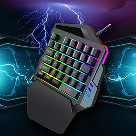 Mua Bộ Bàn Phím 1 Tay Free Wolf K1 chơi game Pubg Mobile Rules of Survival Free Fire trên điện thoại  máy tính bảng cao cấp