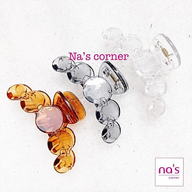 Gấp tóc nhựa trong kẹp gắp tóc càng cua 12 răng