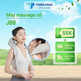 Hình ảnh ￼Máy massage cổ vai gáy J88 với 6 đầu massage, mát xa cơ học chườm ấm giúp giảm đau Thiên Phúc Tâm