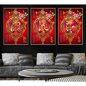 Tranh Tráng Gương - Tranh Tết Treo Tường Phúc Lộc Thọ 04
