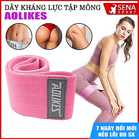 Dây band tập mông chất liệu Polyeste Cotton - Sản phẩm chính hãng Aolikes