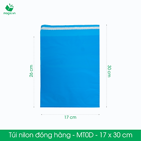 MT0 - 17x30 cm - Túi nilon gói hàng - 500 túi niêm phong đóng hàng