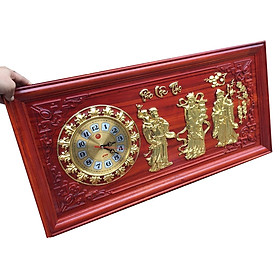 Tranh đồng hồ gỗ Hương DHTH4080
