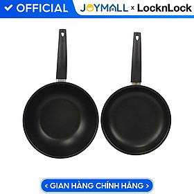 Bộ 2 chảo Lock&Lock Easy Frypan 2P Set, Chảo 1 tay cầm 24cm + Chảo lòng sâu 26cm (LEY1243 x 1, LEY1265 x 1) LEY1243S2