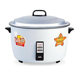 Nồi Cơm Điện Nắp Rời Sharp KSH-D55V (5L) - Trắng - Hàng chính hãng