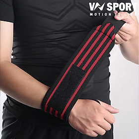 Băng Cổ Tay VNSPORT - VNS015, Băng Cuốn Cổ Tay Tập Gym, Băng Trợ Lực Cổ Tay (2 Chiếc)