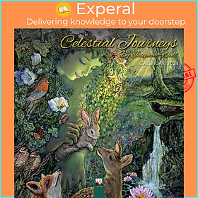 Sách - Celestial Journeys by Josephine Wall Mini Wall Calendar 2024 (Art Calendar) by Unknown (US edition, paperback)