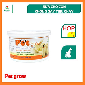 Sữa cho chó con Pet Grow lon 50g không tiêu chảy