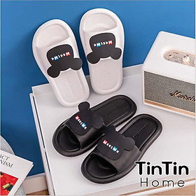 Dép Đi Trong Nhà, Văn Phòng, Nhà Tắm Hình Mickey Siêu Kute, hàng xuất Nhật chống trơn trượt Tintin DNL22