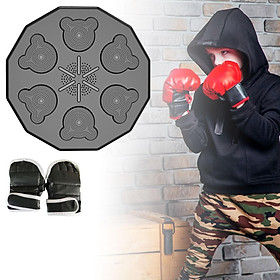 Music Boxing Machine Boxing Trainer Wall Mounted Boxing Equipment Household Electronic Music Boxing Wall Target for Taekwondo