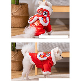 Áo quần con Lân cho Chó Mèo , Quần Áo Chó Mèo có Size 5XL cho Pet Khổng Lồ