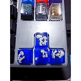 Mua Keycap hiệu ứng mây trắng biển xanh trang trí bàn phím cơ.