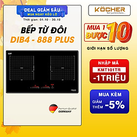 Mua Bếp Điện Từ Đôi Kocher DIB4-888 PLUS - Hàng chính hãng