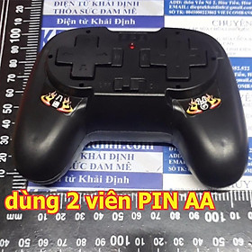 Mua bộ tay phát và mạch thu chế tạo xe  tàu... điều khiển từ xa 4 động cơ (2A) 24Ghz  màu cam/đen kde4965