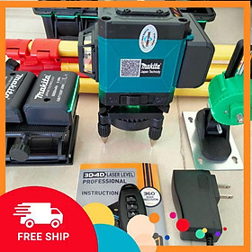 Mua Máy bắn tia laser 12 tia xanh Ma.ki.ta  siêu nét có điều khiển từ xa cân bằng tự động