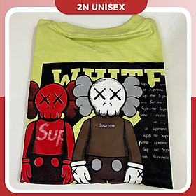 Áo thun tay lỡ form rộng - phông nam nữ cotton oversize - T shirt Suprem - 2N Unisex