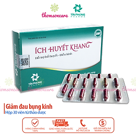 Ích Huyết Khang - Hỗ trợ giảm rối loạn, điều hòa kinh nguyệt từ cao íchh mẫu, ngải cứu và thảo dược Ích Huyết Khang - Hỗ Trợ Giảm Rối Loạn, Điều Hòa Kinh Nguyệt Từ Cao Íchh Mẫu, Ngải Cứu Và Thảo Dược