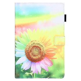 Bao Da Nắp Gập Họa Tiết Hoa Xinh Xắn Cho Máy Tính Bảng Kindle Fire Hd 10 2017 / 2019
