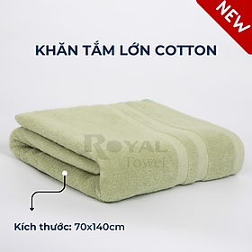 Khăn tắm cao cấp 100% Cotton Siêu thấm hút, không phai màu, kháng khuẩn Dùng cho Gia đình, khách sạn