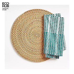 Mua Lót đĩa Bằng Mây Guột bàn ăn (D35cm) Sang trọng (Artesia Natural Round Placemat) | EH014