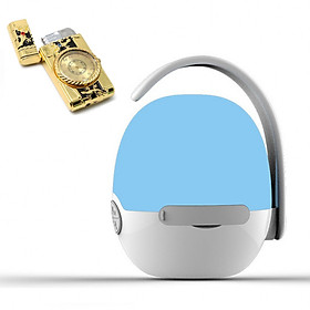 Mua Loa nghe nhạc mini siêu trầm hình quả trứng hỗ trợ bluetooth  thẻ nhớ  kết nối đàm thoại + Hộp quẹt bật lửa khò kiêm đồng hồ thơi thượng (Màu ngẫu nhiên)